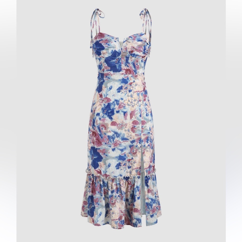 Brand New Cider Watercolor Floral Dress size Medium